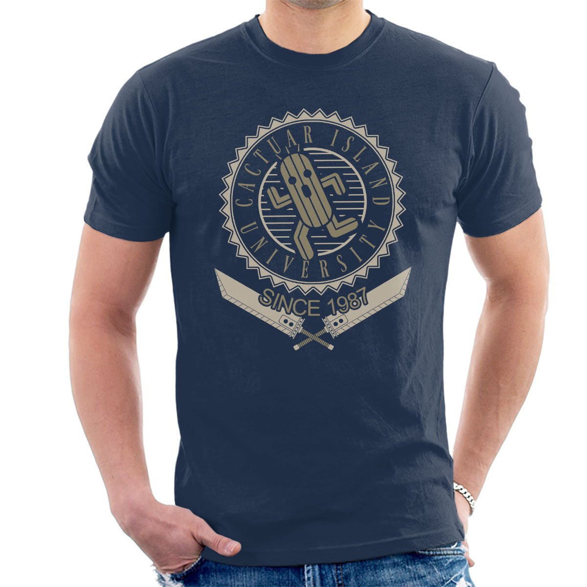 Cloud City 7 Men's Navy Blue T-Shirt