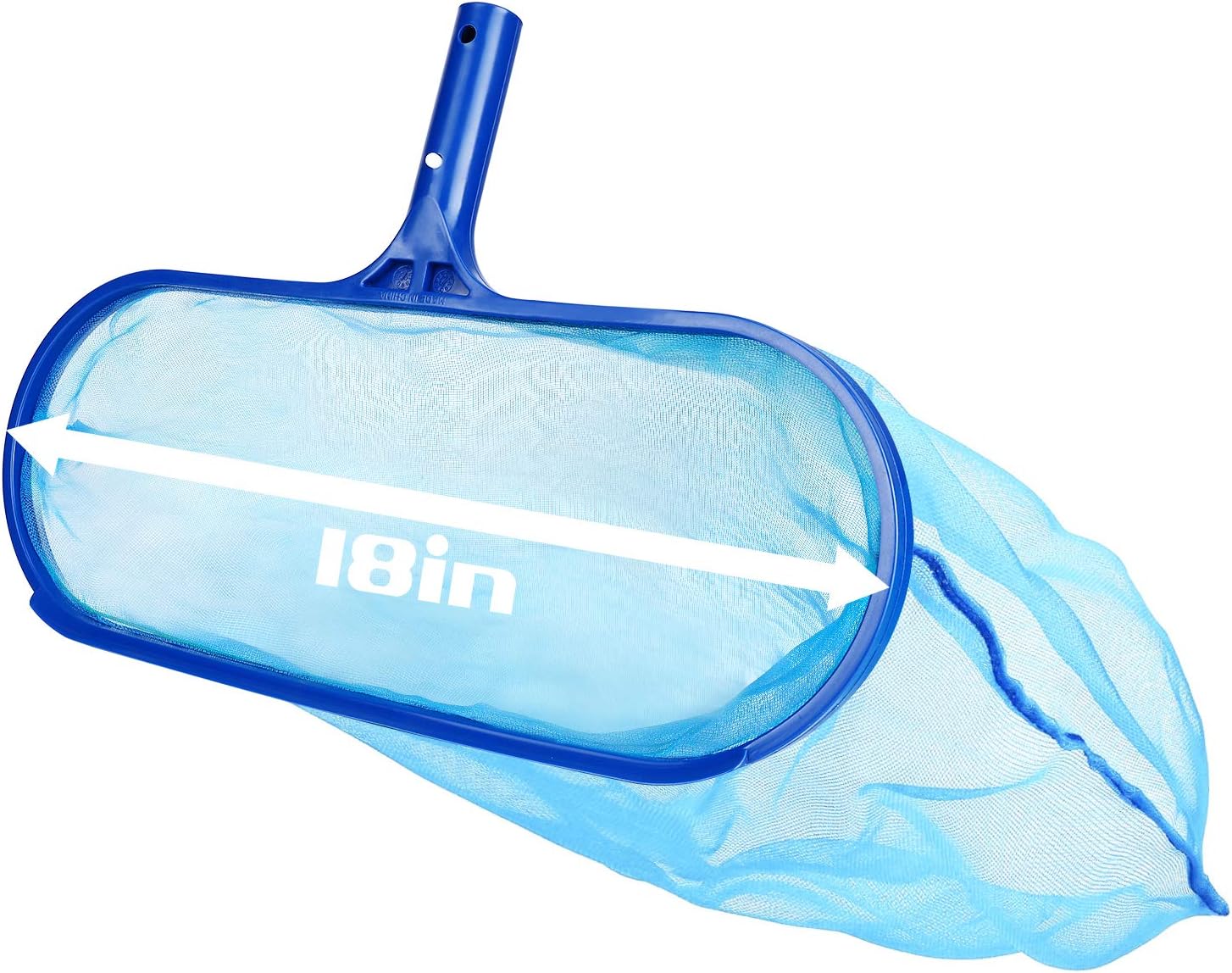 Swimming Pool Skimmer, Professional Pool Leaf Skimmer, Leaf Net for Cleaning Swimming Pool Leaves & Debris (Large-Without Pole)