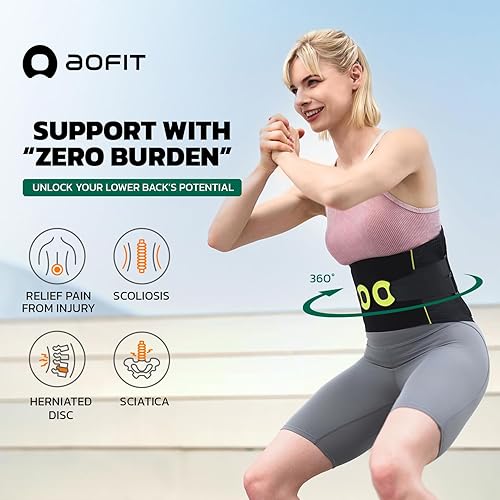 Miniatura 2 de Soporte lumbar para mujeres y hombres, corrector de postura para dolor de espalda baja, cinturones de hernia, faja de entrenamiento de cintura para