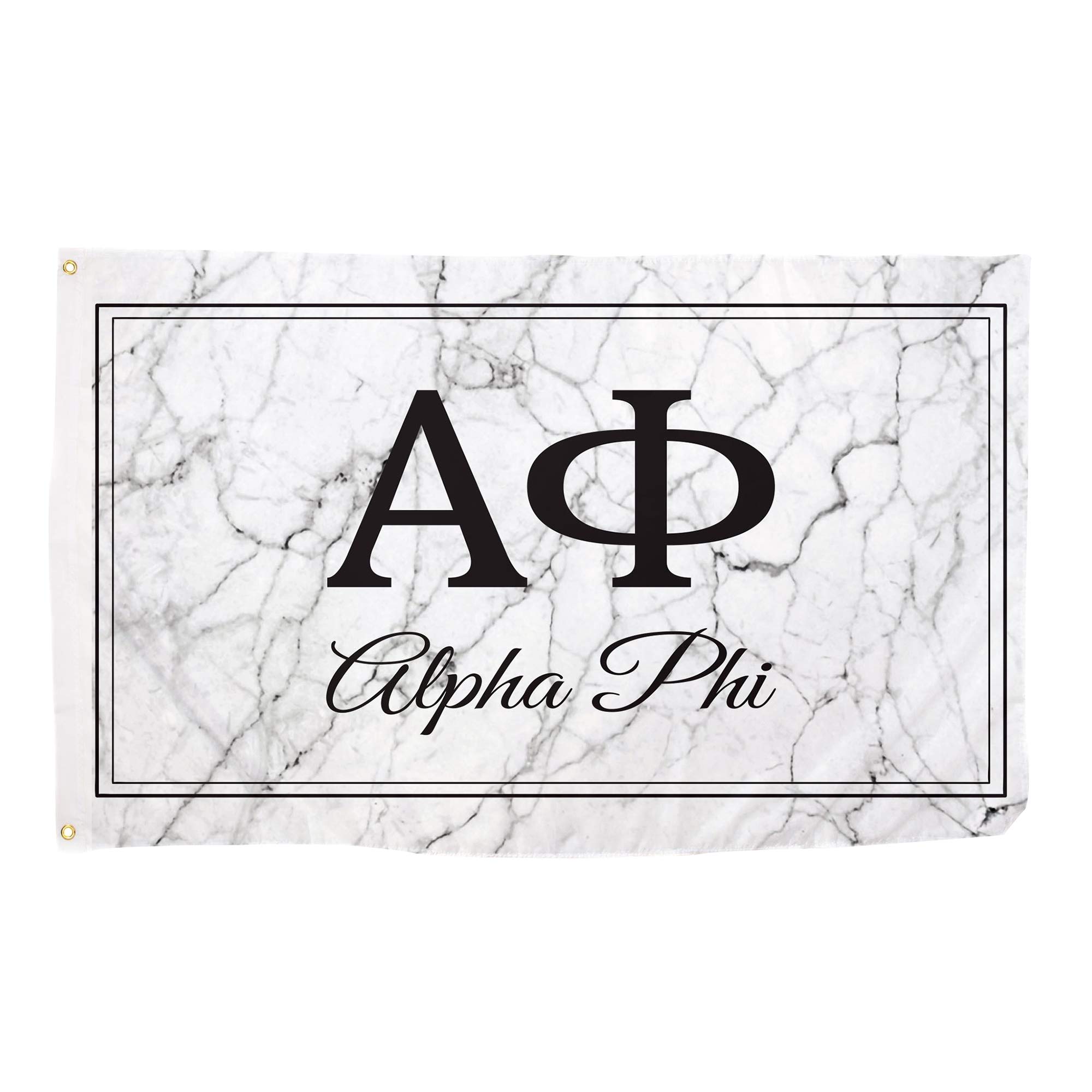 Desert CactusAlpha Phi Letter Sorority Flag Banner 3 x 5 Sign Decor A Phi - Marble Box