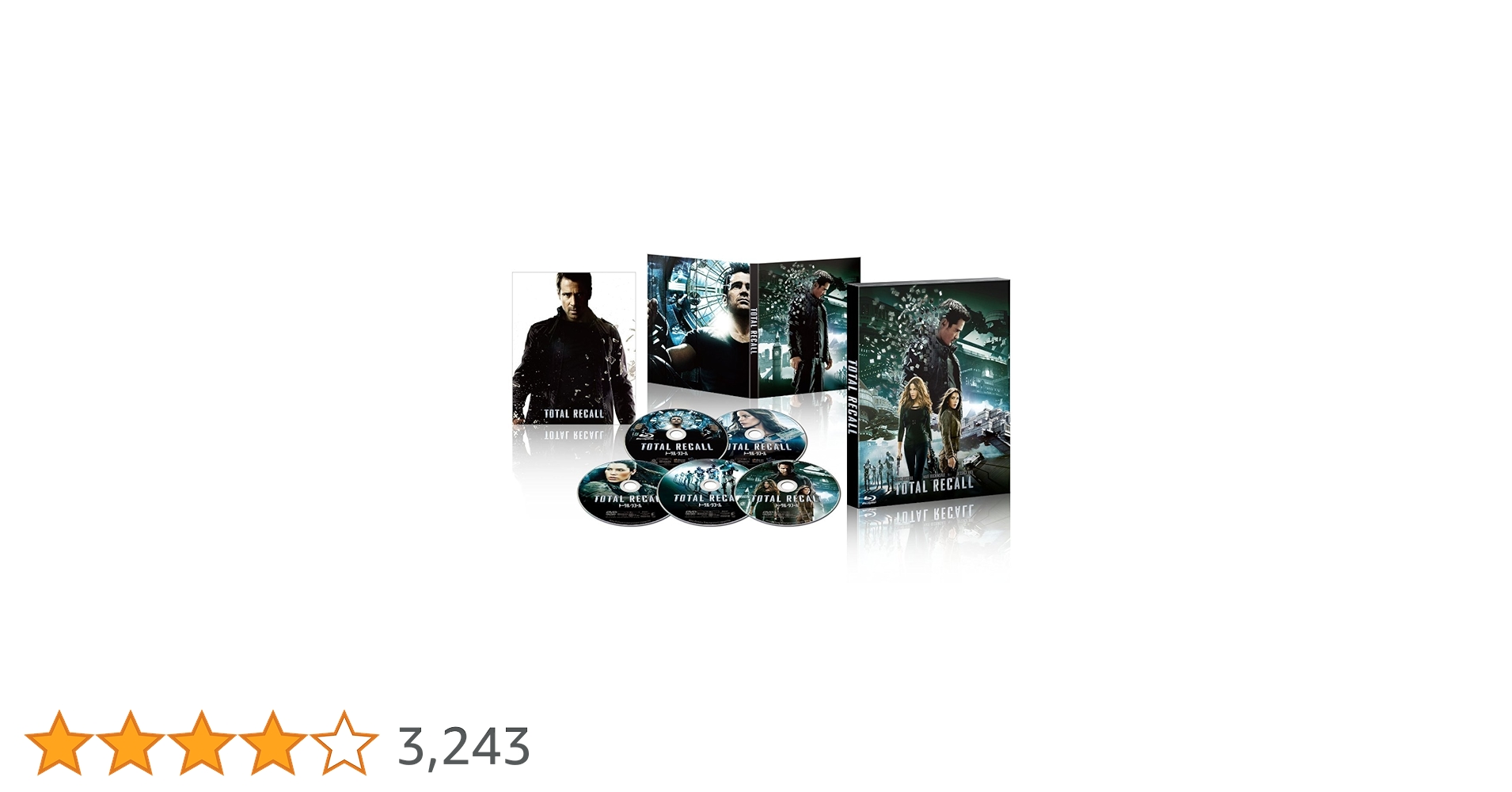 5discs Blueray [Blu-ray] トータル・リコール コレクターズBOX(初回生産限定)   未開封 /00450 Amazon.co.jp: トータル・リコール コレクターズBOX(初回生産