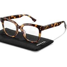 Blue Light Glasses for Women - Oversized UV &amp; Blue Light Blocker Chunky Frames, Stylish Eyewear Access