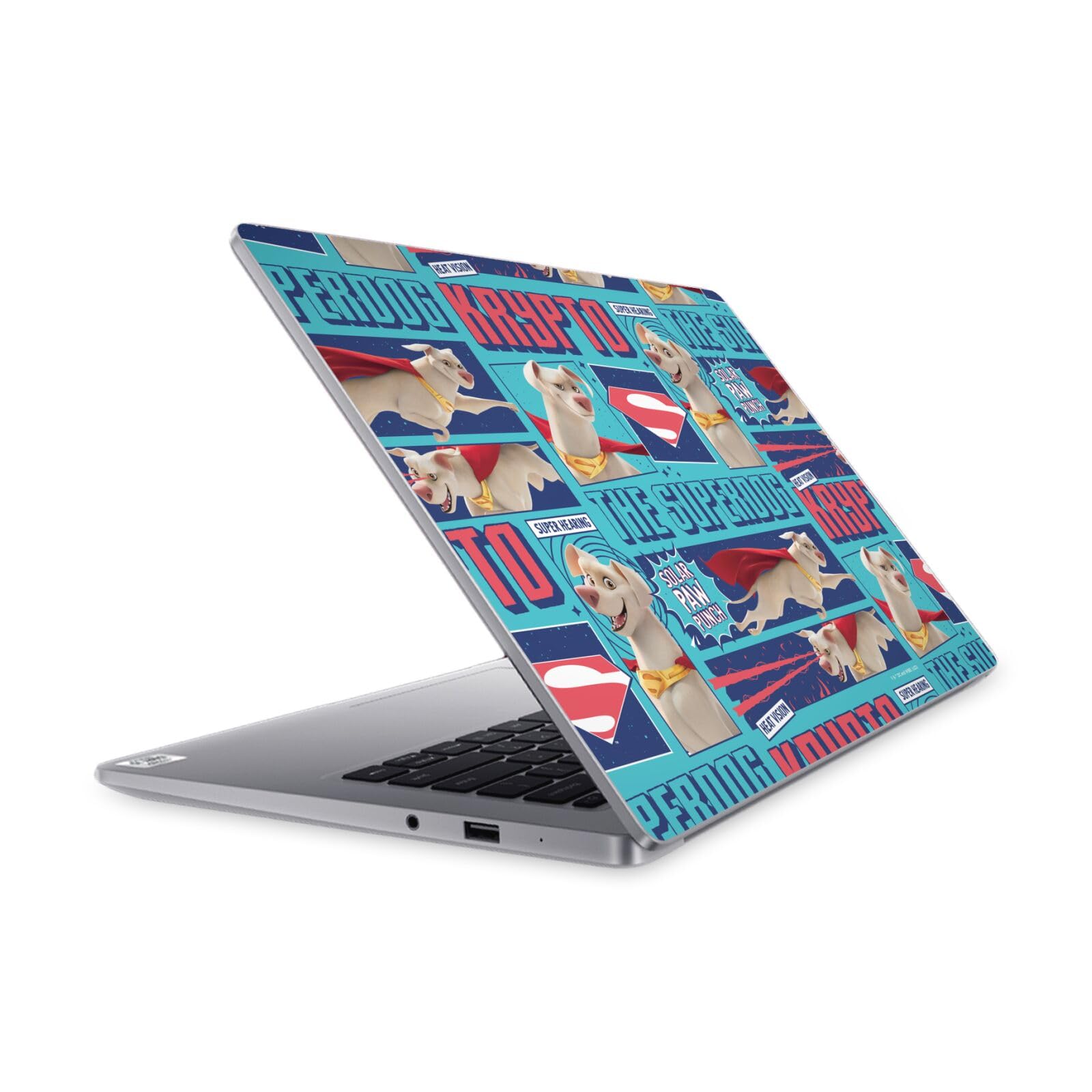 Sticker Vinyle Mi Notebook 14 2020 DC Super Pets Krypto Autocollant Protection Coque Ordinateur - 7