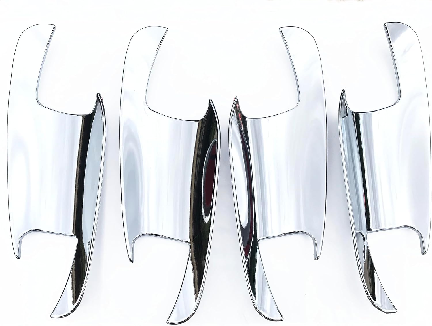 UNICUS Chrome Door Handle Recess Insert Cups 4X Compatible with Mercedes W166 ML GLE GL GLS GLK AMG Royal
