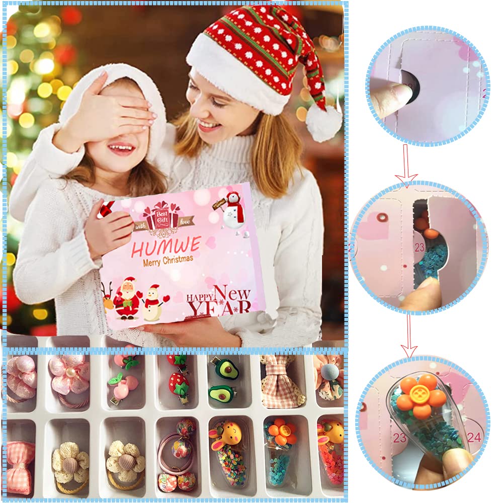 ★クリスマスアドベントカレンダー 女の子 ヘアアクセサリー 24個 Amazon.co.jp: LIHAO アドベントカレンダー 2025 女の子 ヘア