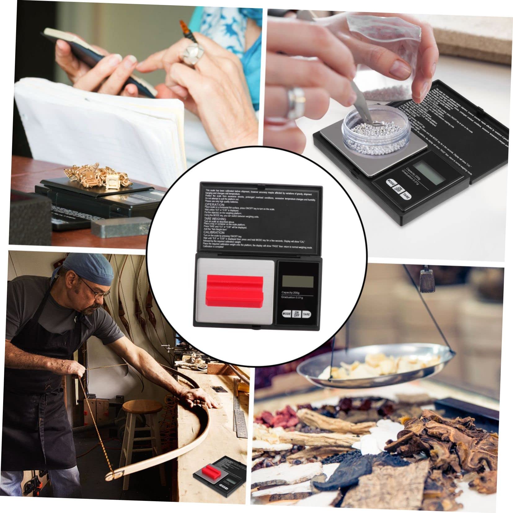 ULTECHNOVO Pfeilwaage Set - Tragbare Gewichtsmessung Für Bogenpfeile | Outdoor Wettkampfzubehör