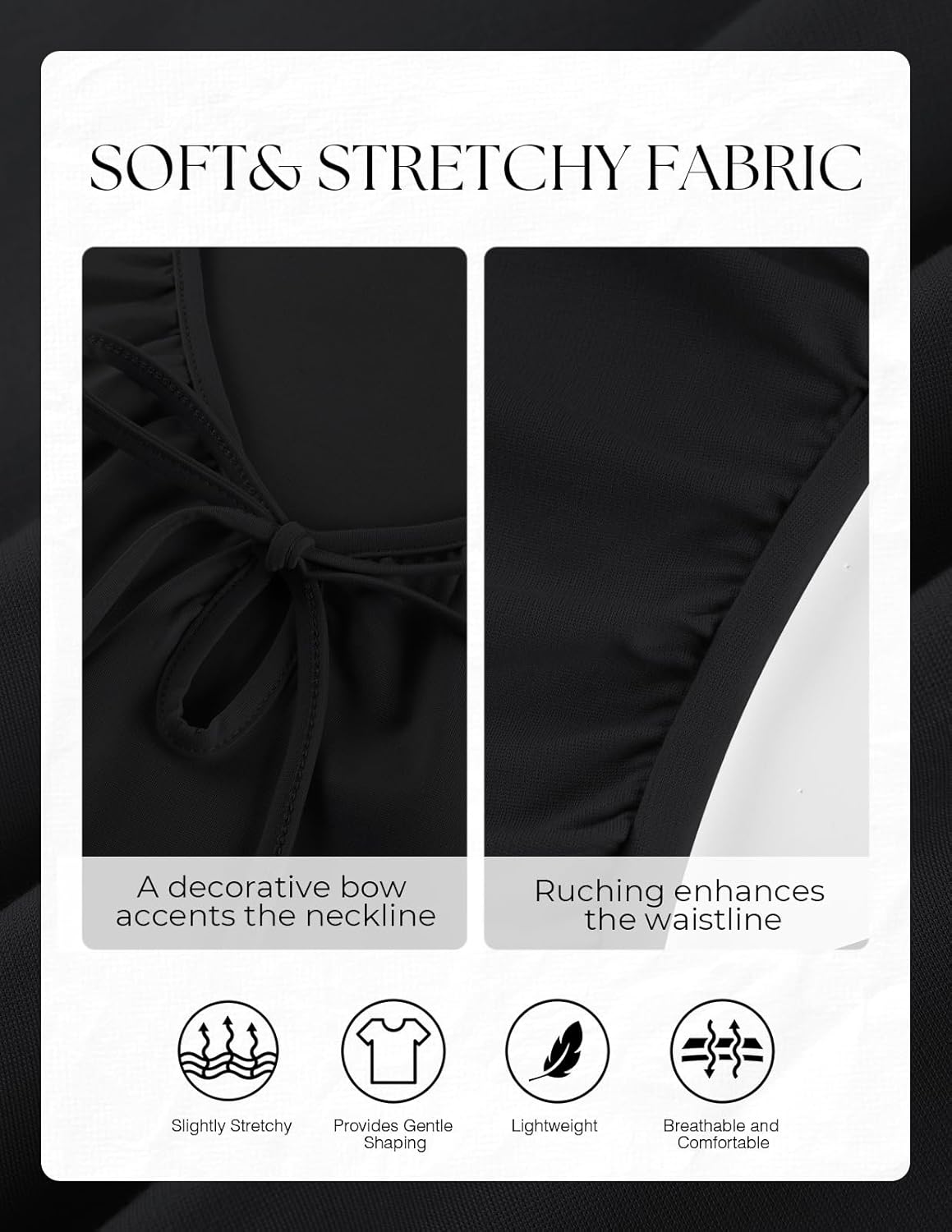 Belle Poque Women's Short Sleeve Ruched Crop Tops Keyhold Neck with a Bow Basic Going Out Knit Top 2026 - Image 4