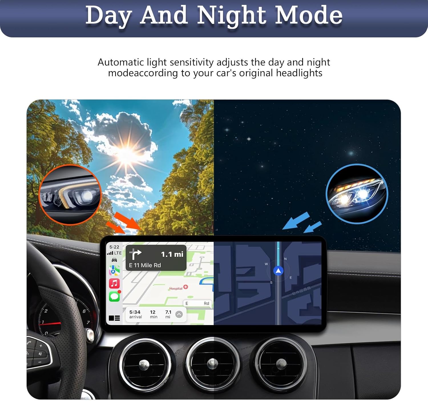 Ultra Narrow 12.3 Inch Touch Screen Carplay Android auto Radio for Mercedes Benz CLS Class W218 NTG 4.5 2013 Car Stereo Multimedia Player Mirror Link (Linux 4.5 System)