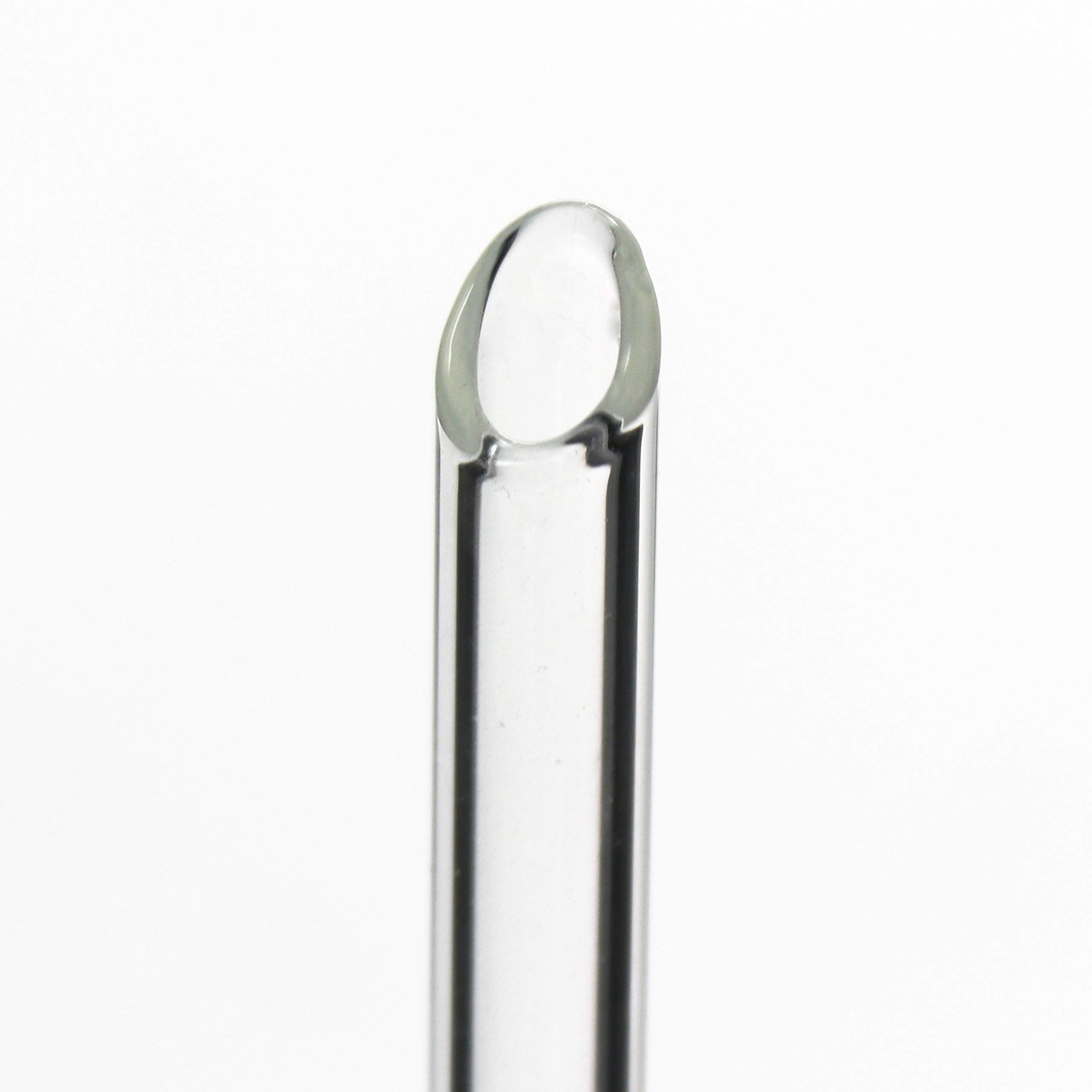 ULAB Scientific 100mm Glastrichter, kurzer Stieldurchmesser 13mm, 3.3 Borosilikatglas, dickwandig, 2er-Pack, UGF1010