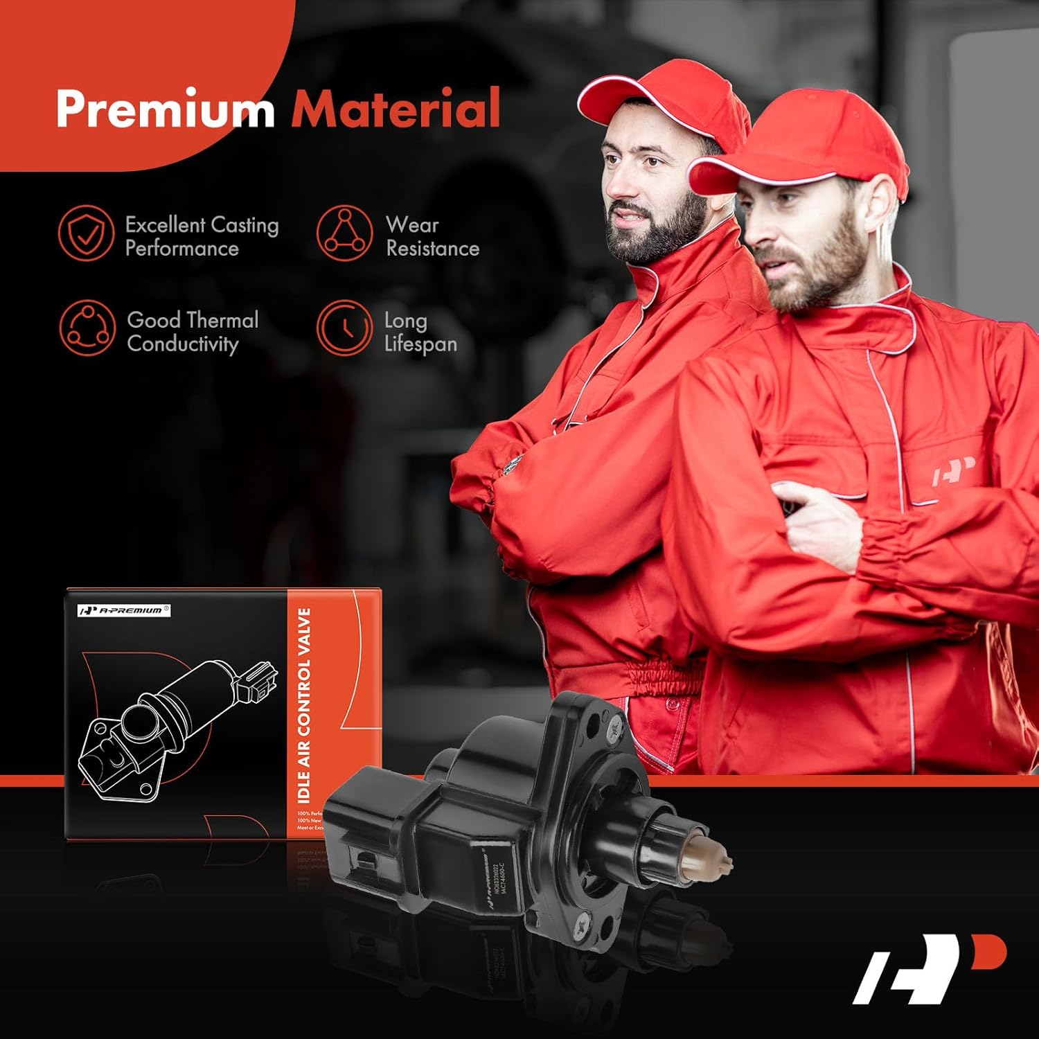 A-Premium Fuel Injection Idle Air Control Valve Compatible with Hyundai Elantra 1992-1995, Sonata 1992-1996 & Eagle Talon 1990-1998 & Dodge Colt & Mitsubishi Eclipse, Galant & Plymouth Colt, Laser