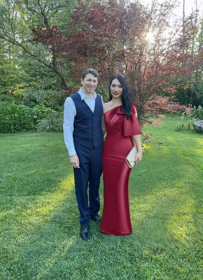 Image of One Shoulder Bridesmaid Dresses with Bow Long Mermaid Satin Back Slit Mother of The Bride Dresses PM004