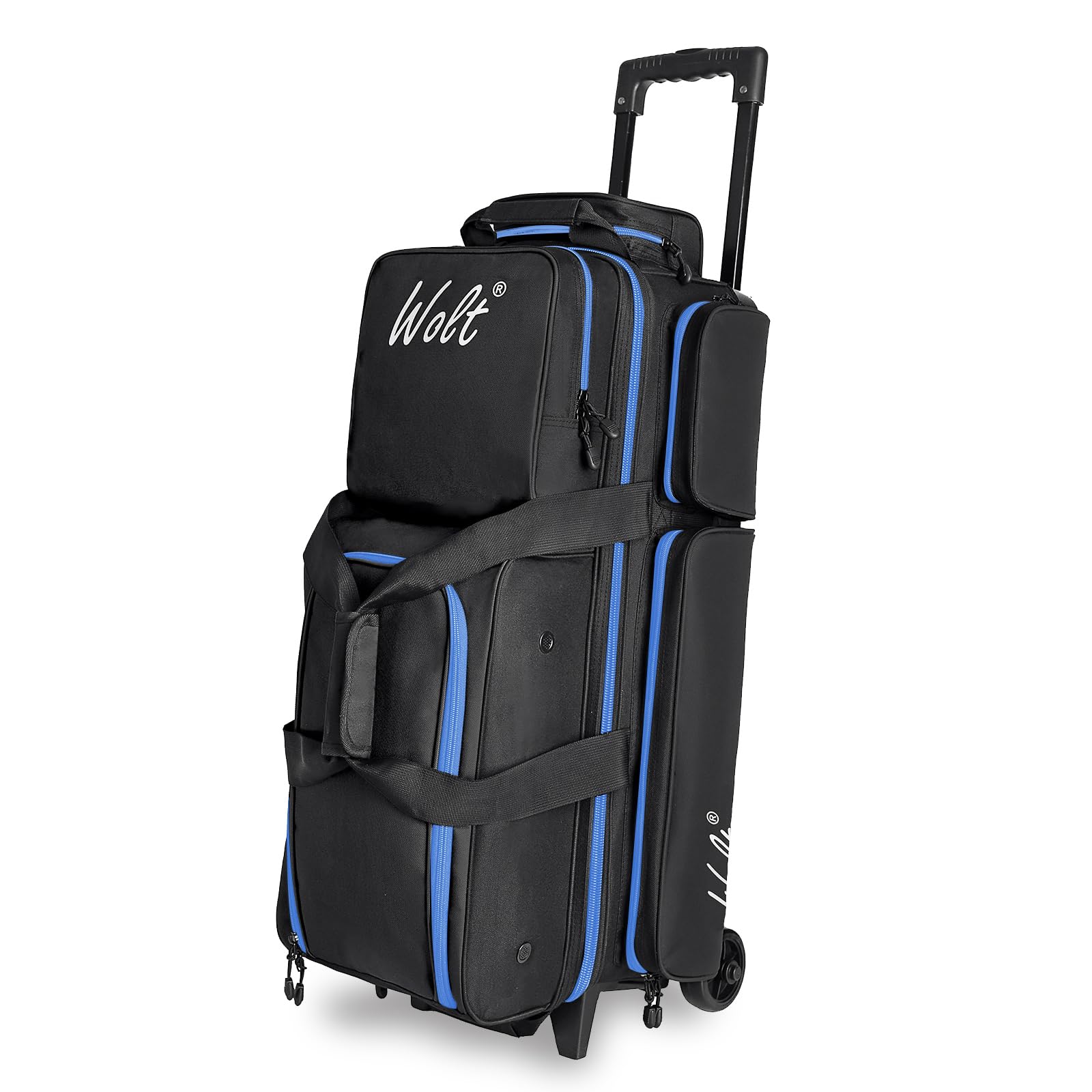 Amazon.com : WOLT 3 Ball Bowling Bags with Wheels,Bowling Bags 3
