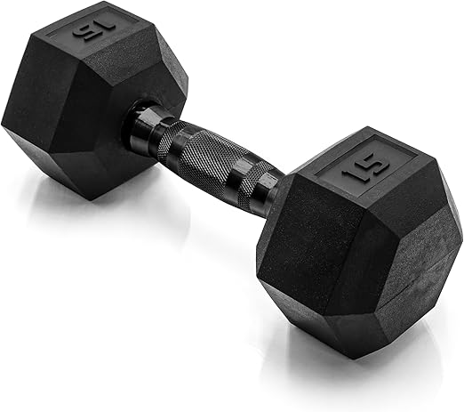 CAP Barbell Coated Hex Dumbbell Weight | Multiple Options