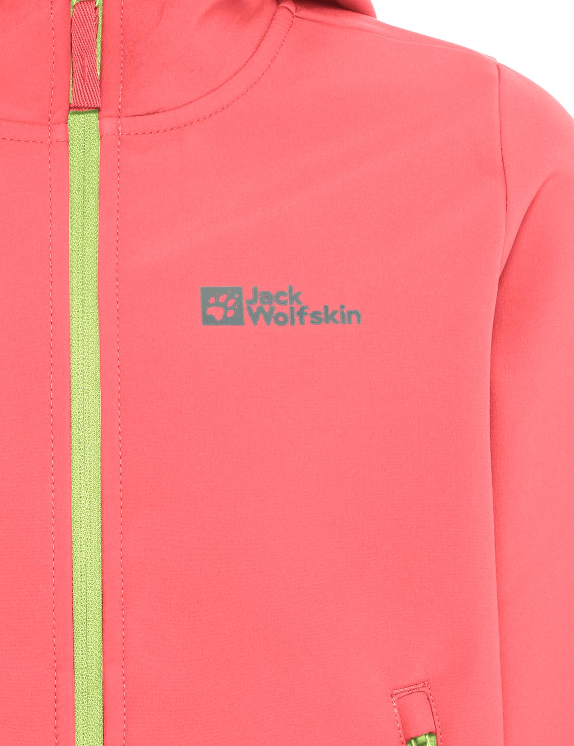 Jack Wolfskin Unisex Kinder Fourwinds Jacket Kids, Sunset Coral, 92