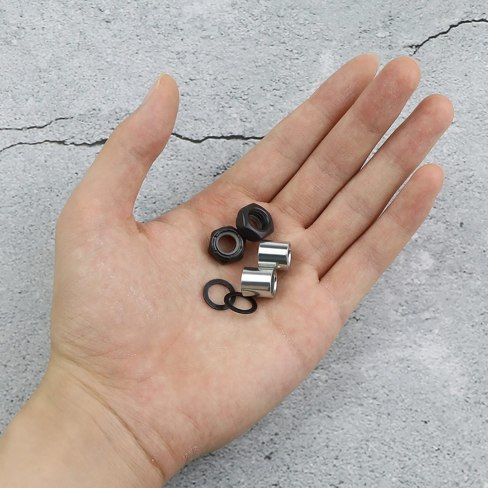 Kit De Pièces Pour Skateboard EMagTech - Rondelles De Vitesse, Entretoises Et écrous Pour Trucks