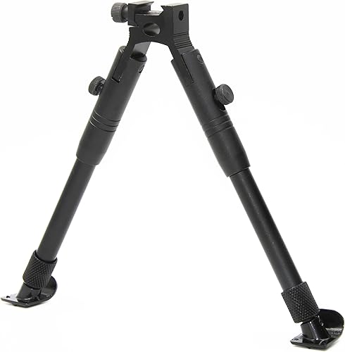 Miniatura 8 de Picatinny Bípode ajustable para riel Picatinny, bípode de disparo con adaptador de montaje en riel