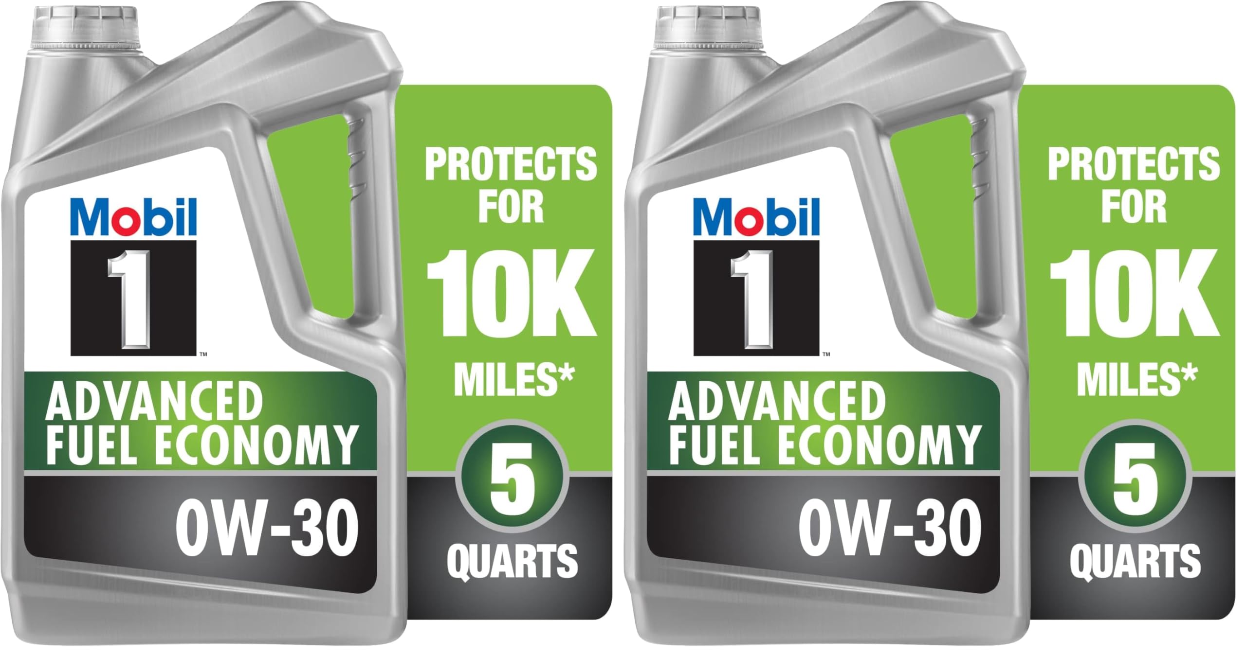 Mobil 1 Full Synthetic Motor Oil 0W-30 | Advanced Fuel Economy | 5 Quart | Pack of 2
