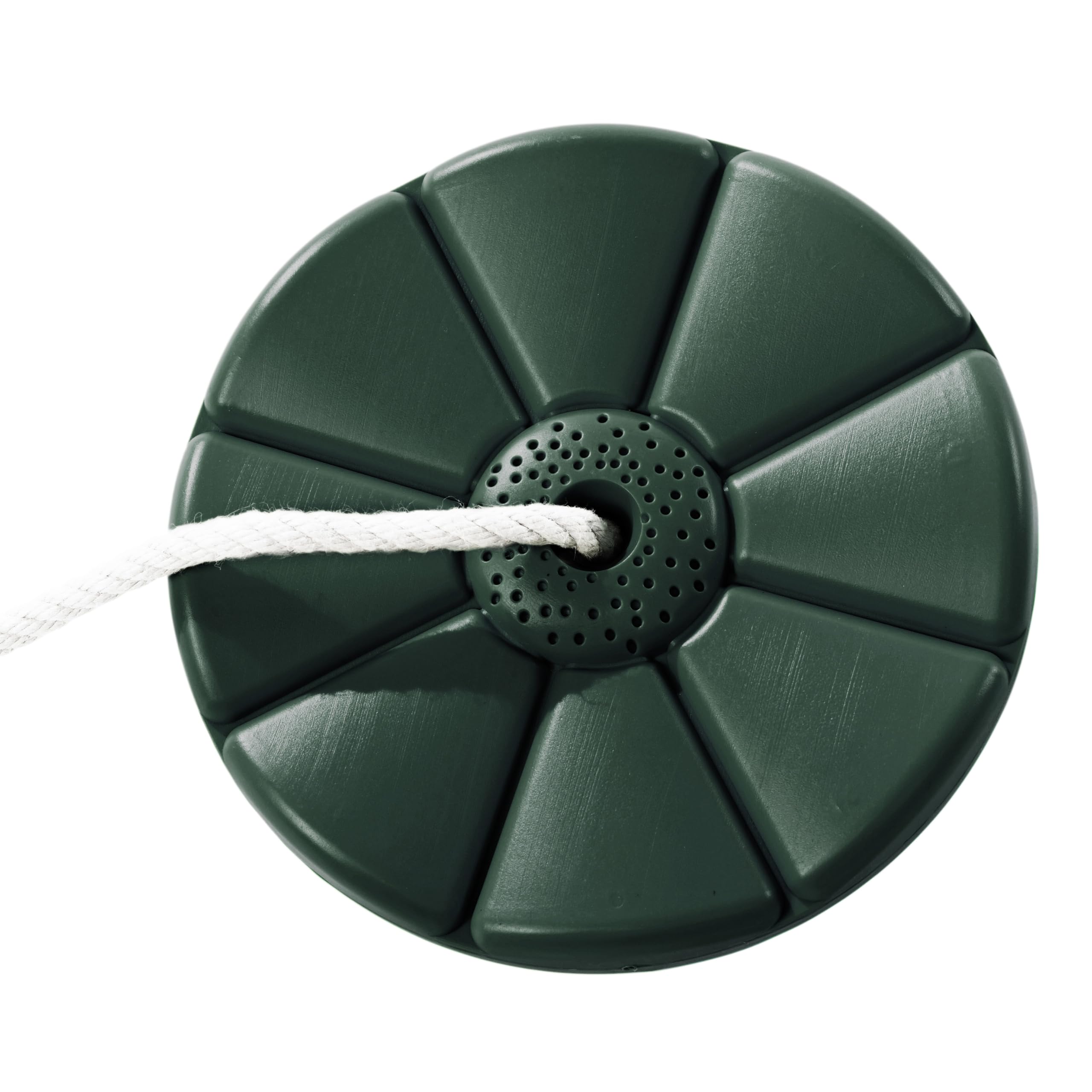 Altalena In Plastica Sagomata KbT Swings - Verde Scuro, Resistente E Regolabile Per Giardino