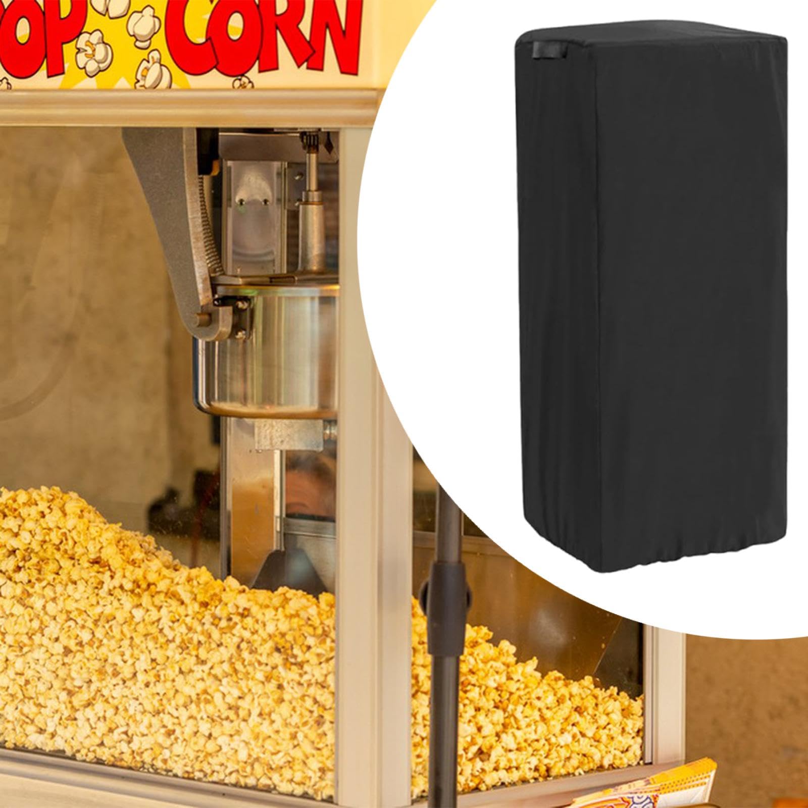 Funda para Carrito de Palomitas de Maíz, Funda para Máquina de Palomitas de Maíz, Lámina de Poliéster Fácil de Limpiar Y Almacenar, Impermeable Y Resi, 210d, Individual
