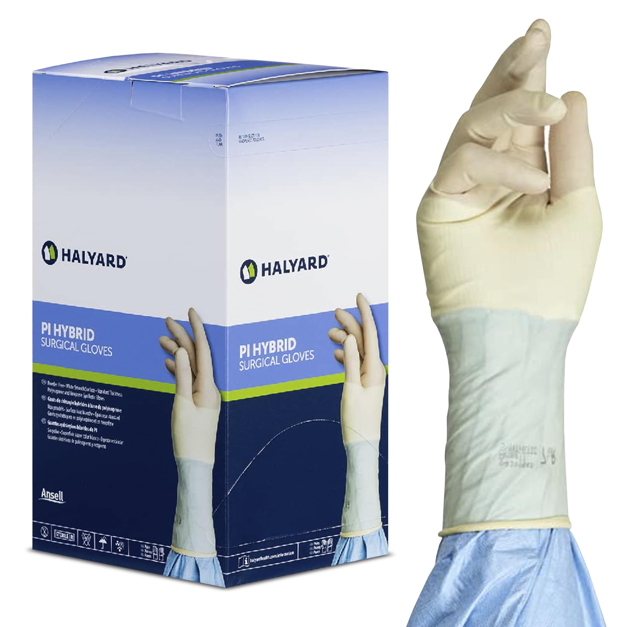 Amazon.com: HALYARD Surgical Gloves Sterile Polyisoprene/Neoprene