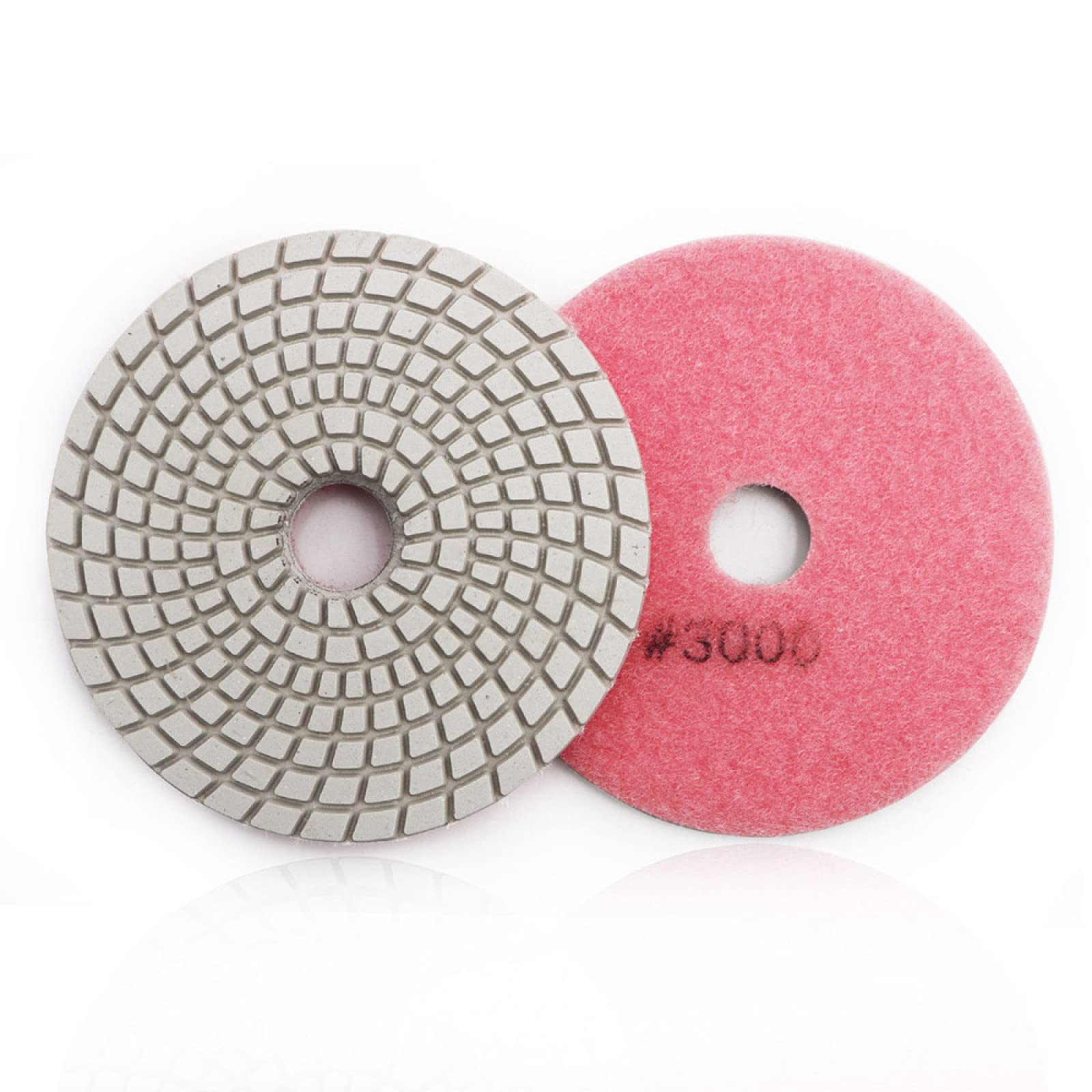 Almohadillas pulidoras de diamante, 10 almohadillas de pulido de diamante húmedas for discos de pulido de granito y mármol de 0,00 mm