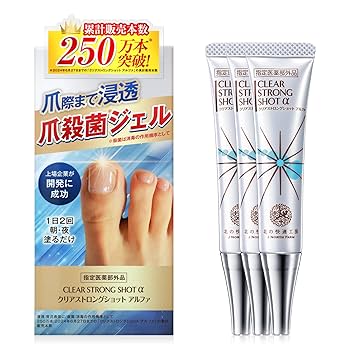 クリアストロングショットアルファ15g&クリアフットヴェ-ル25g各3箱 楽天市場】【組合せでお得なセット】 『クリアストロング