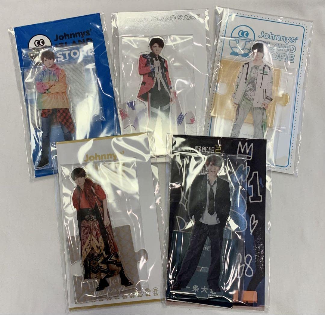 Amazon.co.jp: HiHi Jets 髙橋優斗 アクスタ アクリルスタンド 5体 