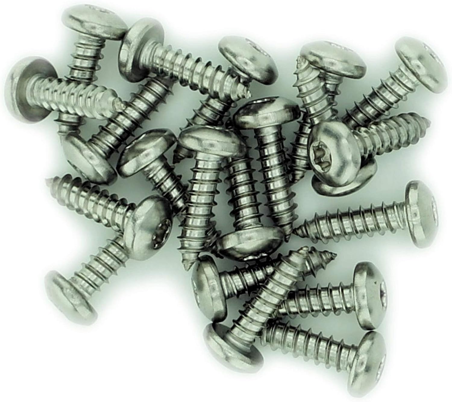 No.2 x 0.375 (2.2mm x 9.5mm) TX Pan Self-Tapping Screw - Stainless Steel (A2) (Pack of 20), 2.2x9.5 - A2 (20)