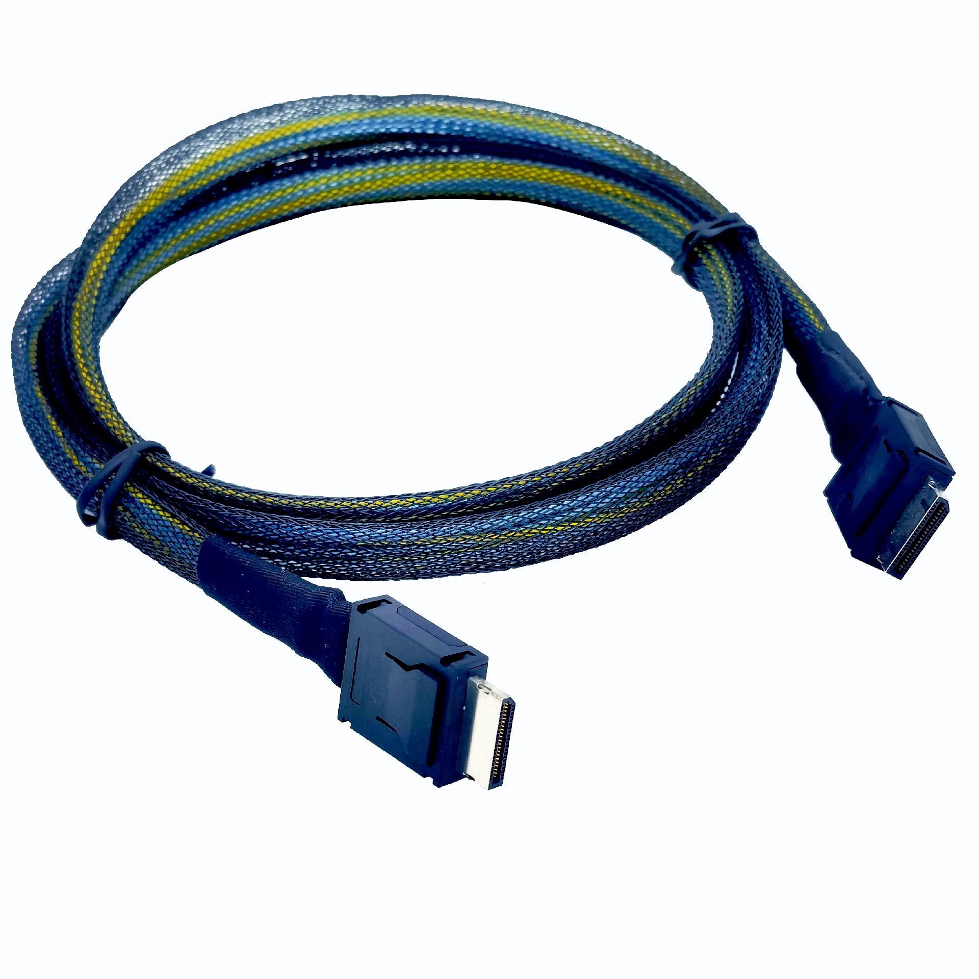 Oculink Cable PCIe 4.0 SFF-8611 4i Cable macho alargador para eGPU Mini PC SSD consolas de juegos portátiles (200 cm)
