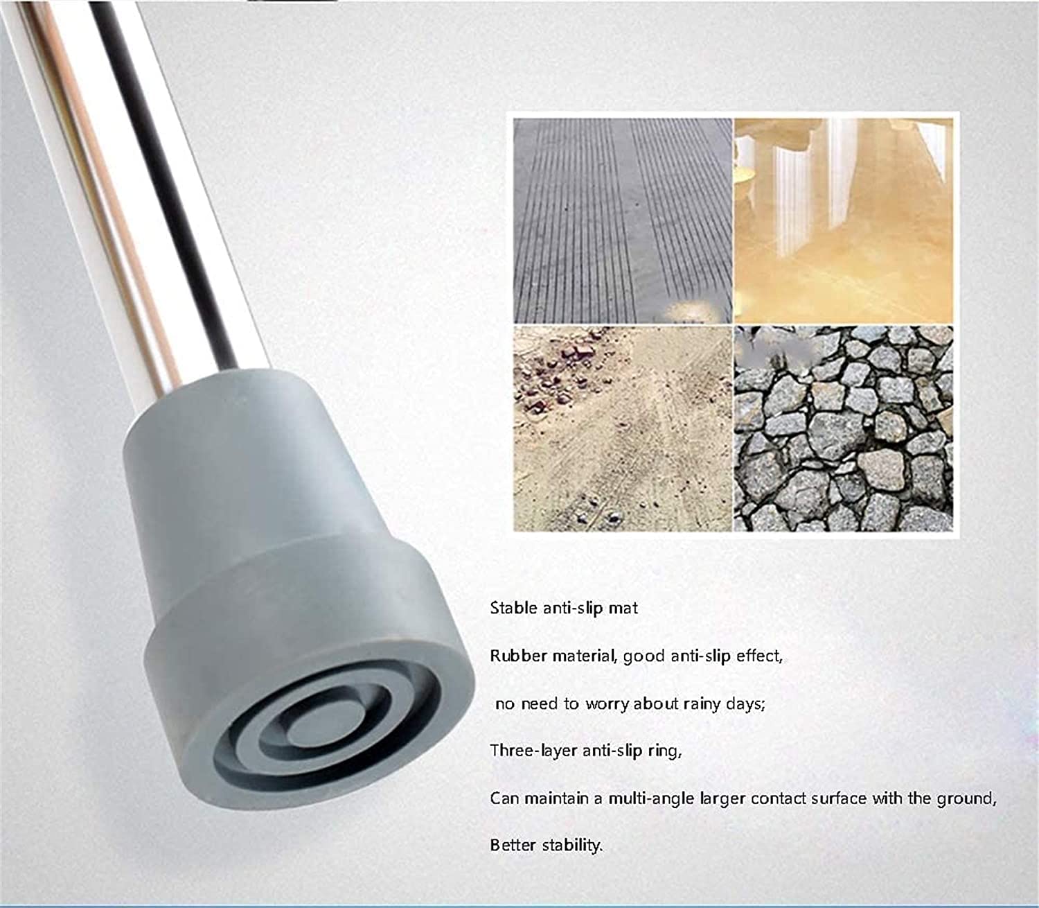 Kule przedramienia Regulowana laska Przenośne kule przedramienia, antypoślizgowe zapięcia dla osób niepełnosprawnych, grube teleskopowe łokcie ze stopu aluminium dla łatwego dostępu, regulacja