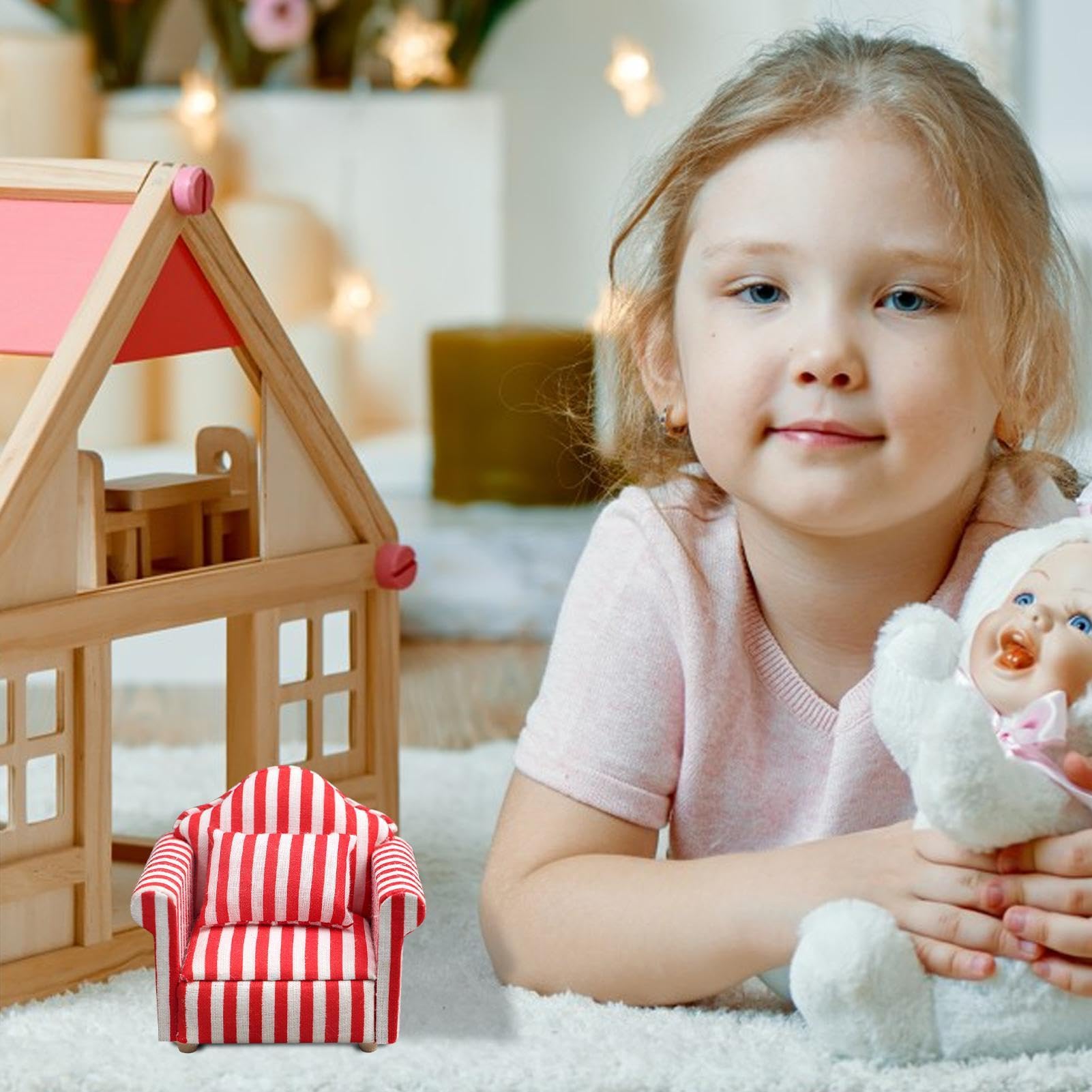 1/12 ドールハウス ミニチュア 赤ちゃん 本物 1/12 ドールハウス