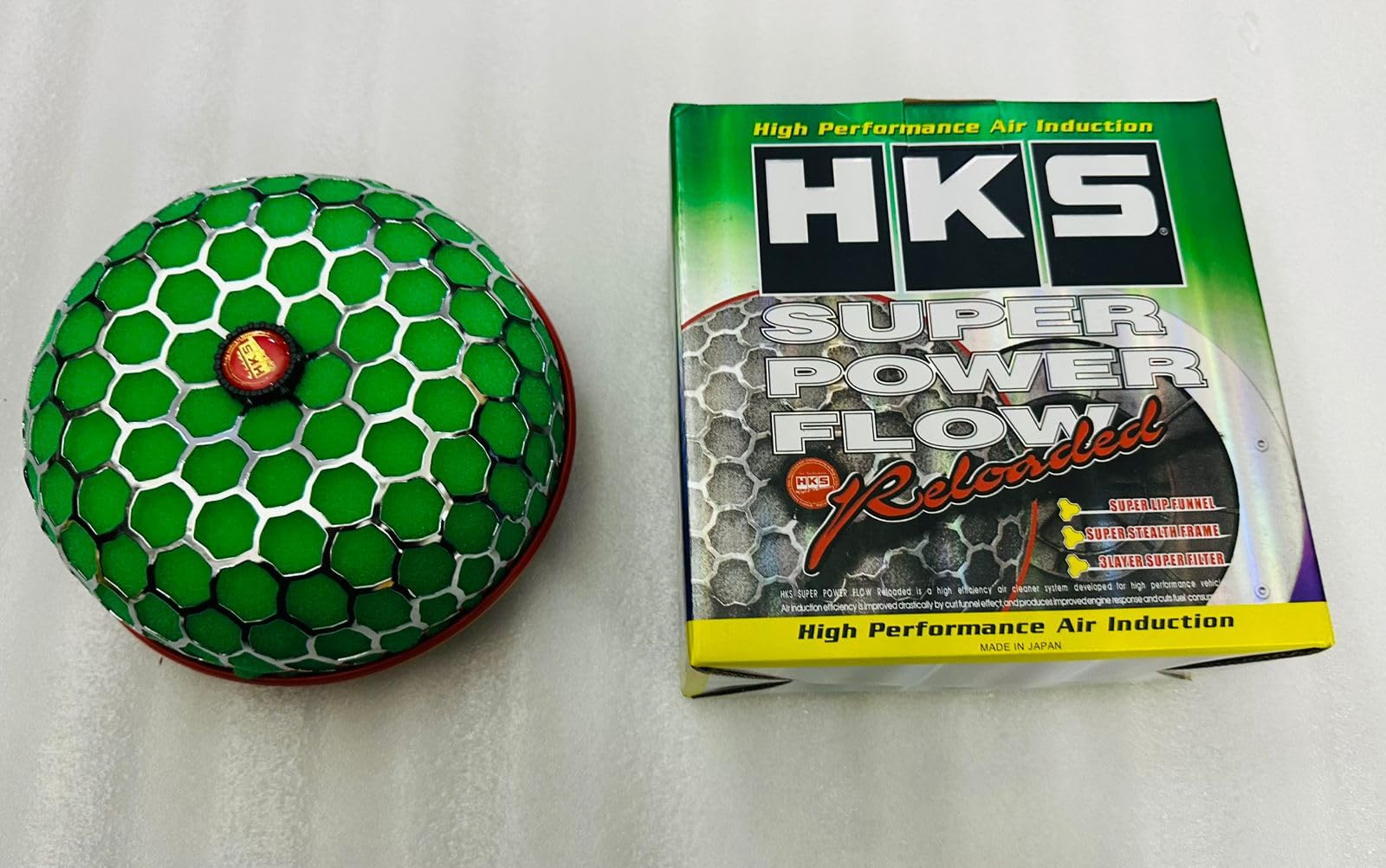 Attractive GREEN Mushroom Filter Cold Air Intake Short Turbo Filter High Flow Mushroom Head Air System Retrofitted High Flow Filter Universal Sponge Honeycomb Mesh Air Filter-image-13