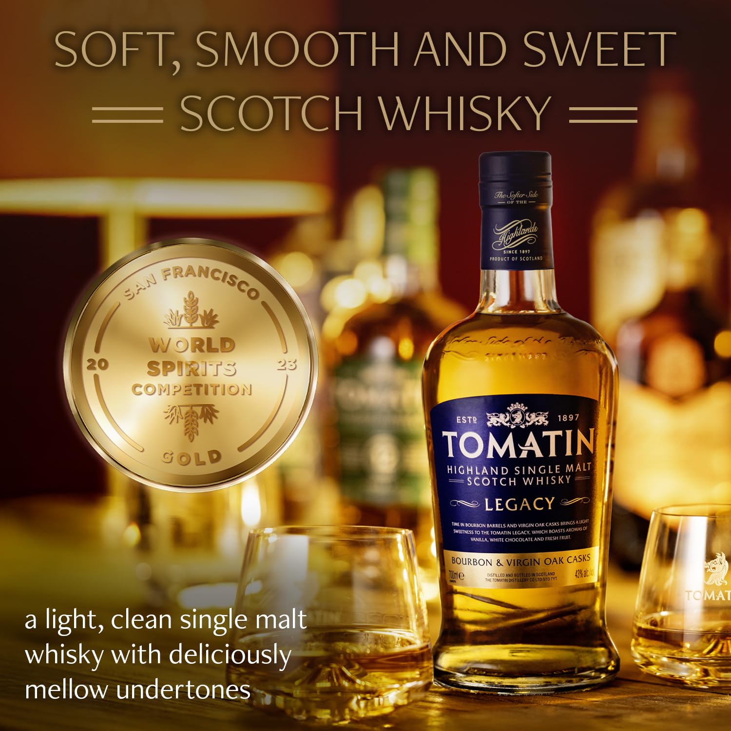 Amazon.co.jp: TOMATIN トマーティン レガシー [ ウイスキー イギリス