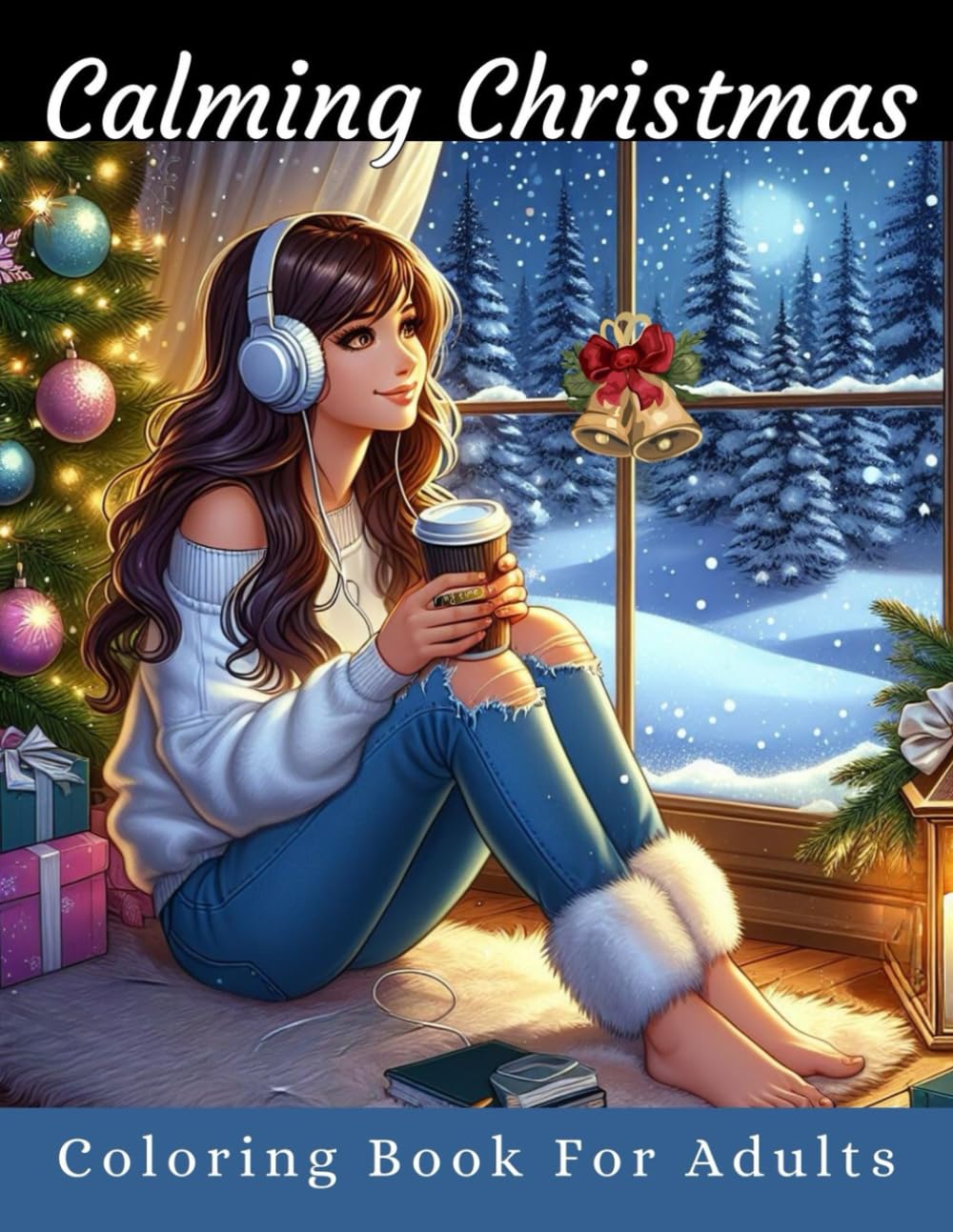 Calming Christmas Coloring Book for adults: Enjoy over 50 charming, calming, and relaxing Christmas scenes for adults, teenagers, and seniors. ... majestic reindeer, and playful snowmen.