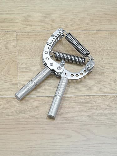 Daqi Jiang Entrenador de fuerza de agarre Agarre de acero inoxidable fuerza ajustable masculino y femenino profesional fuerza de dedo agarre