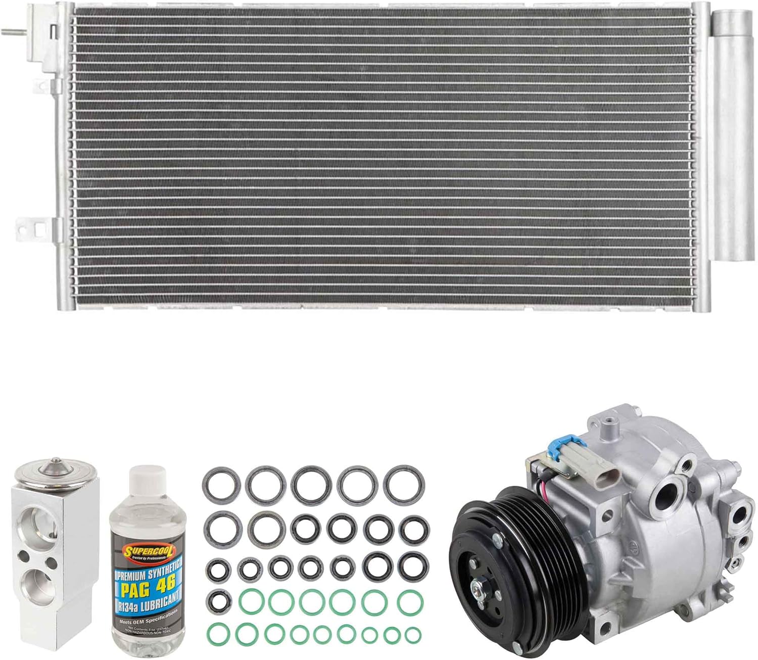 For Chevy Sonic 2014 2015 A/C Kit w/AC Compressor Condenser & Drier - BuyAutoParts 61-89370R6 New