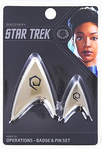 Miniatura 3 de QMx Quantum Mechanix - Star Trek Discovery - Juego de insignias y pines para operaciones empresariales