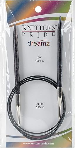 Miniatura 1 de Knitter's Pride -Dreamz Agujas circulares fijas de 40 pulgadas, tamaño 10.5/0.256 in