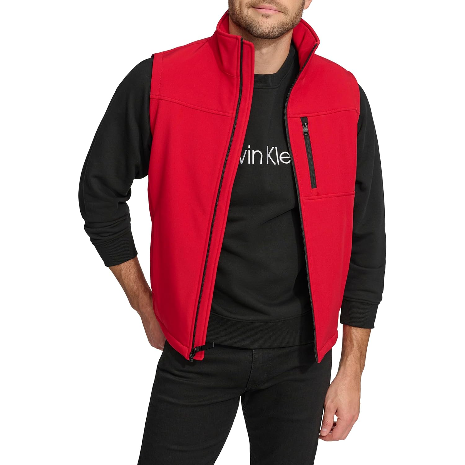 Calvin Klein Mens Everyday Essential Water Resistant Stretch Jacket