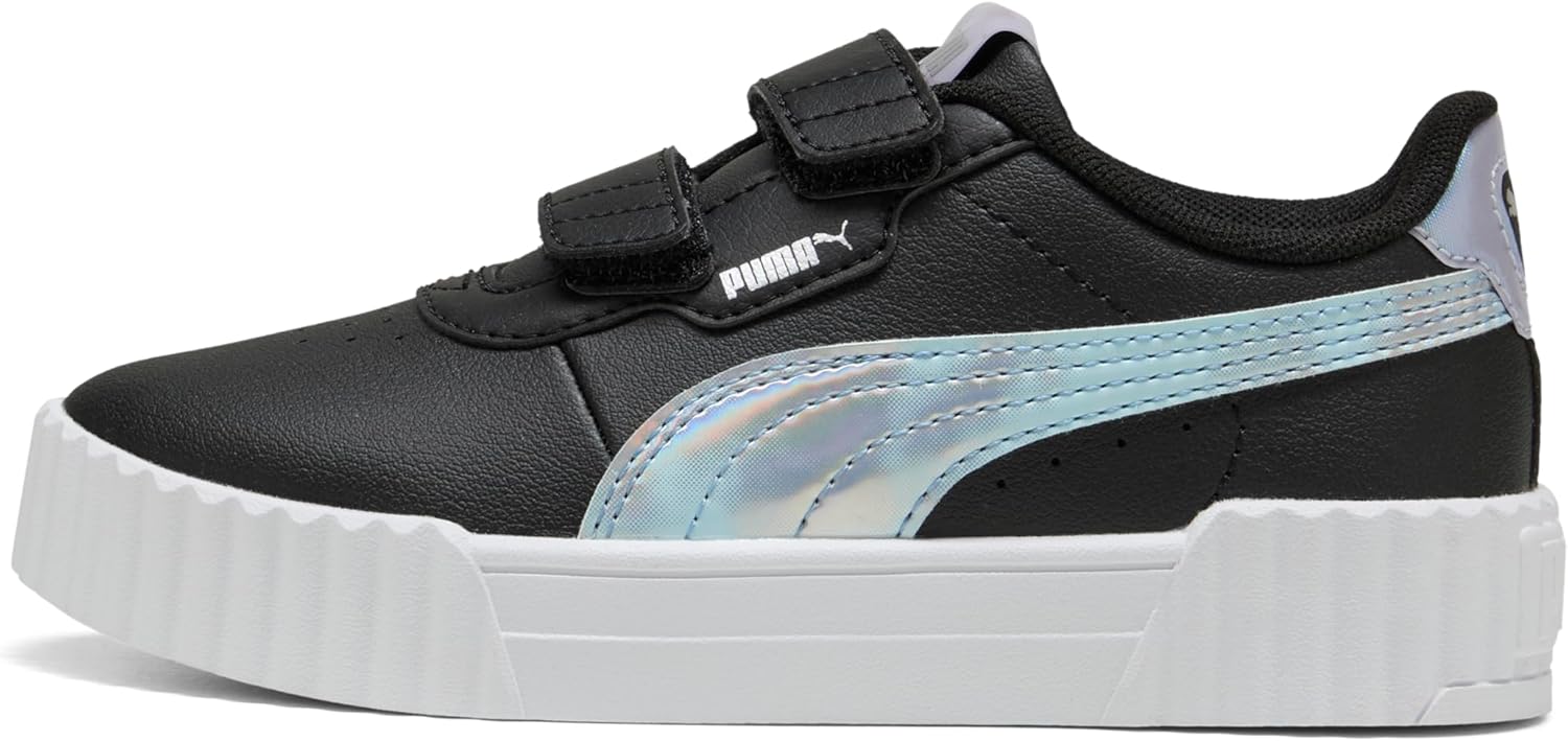 Puma Unisex-Child Carina Hook and Loop Shoes
