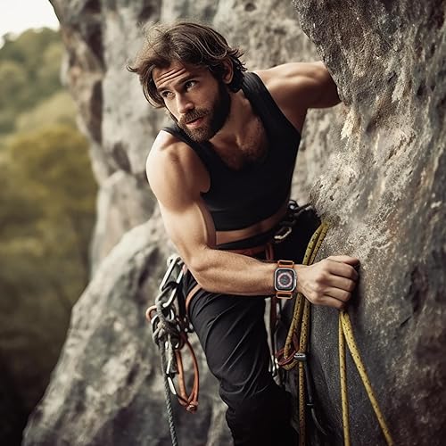 Miniatura 6 de Suitisbest Correa deportiva compatible con Apple Watch Ultra 2 BandApple Watch Ultra Band 1.929 in 1.772 in 1.732 in 1.654 in para hombre, correa