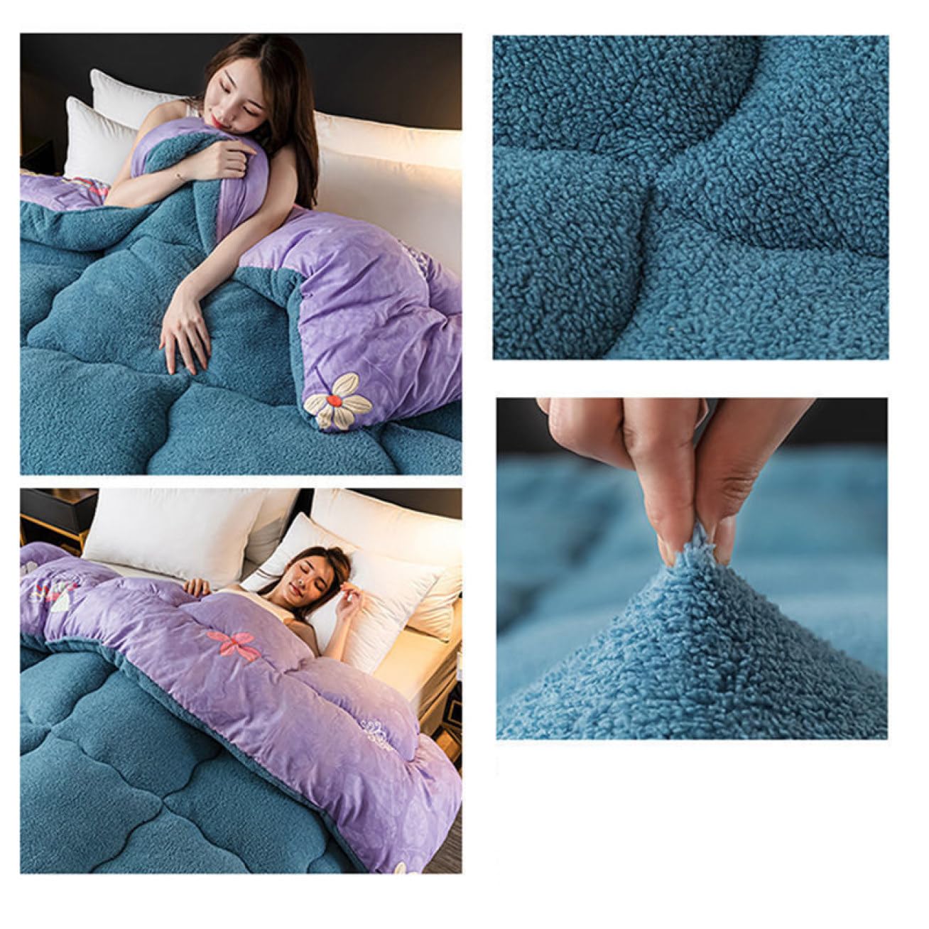 Amazon｜SCTX 掛け布団 シングル 毛布布団 洗える 掛け布団 冬 冬布団