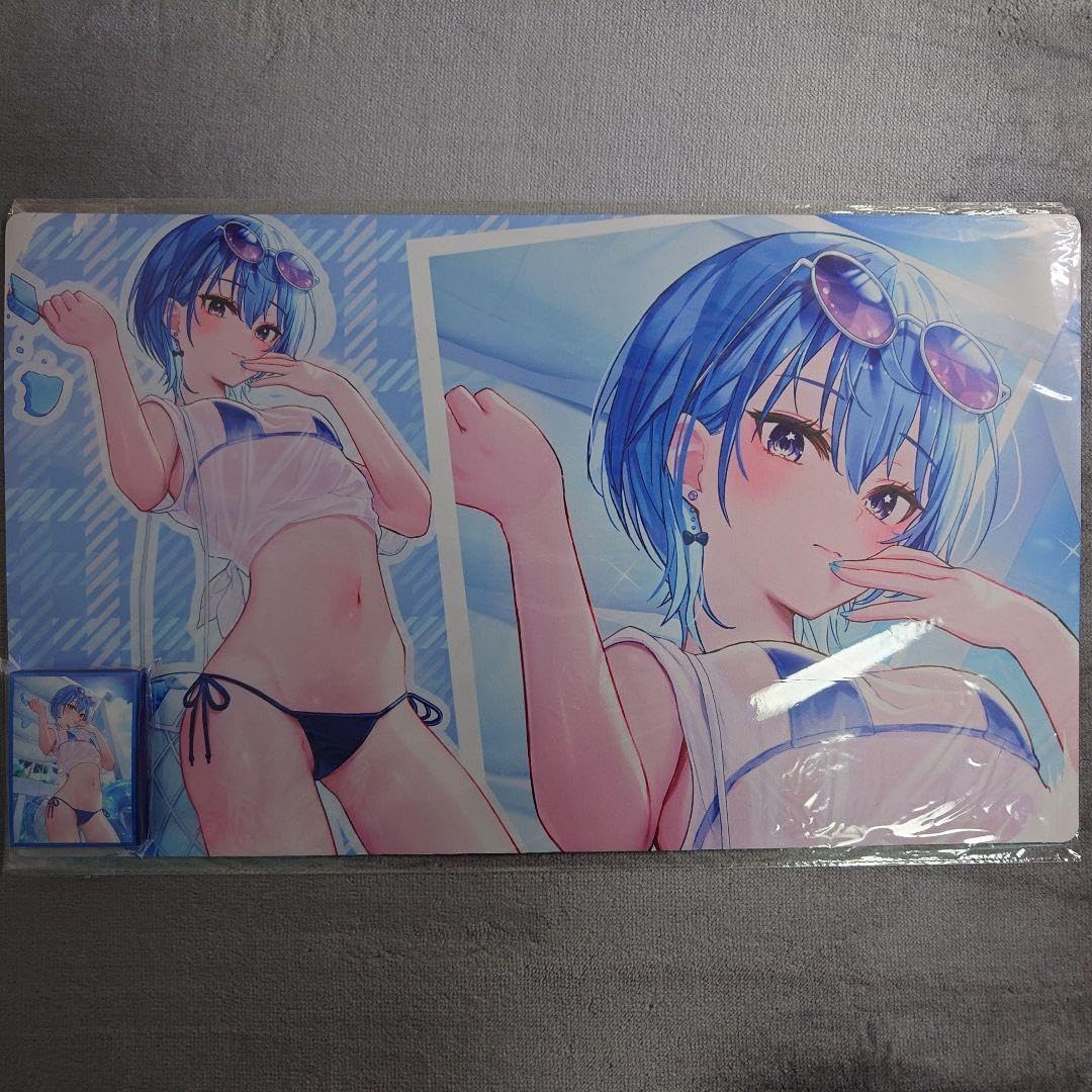 α1 ホロライブ ビキニ&脱げ&浜辺 星街すいせい スリーブ&プレイマット α1 ホロライブ ビキニ&脱げ&浜辺 星街すいせい スリーブ&プレイ