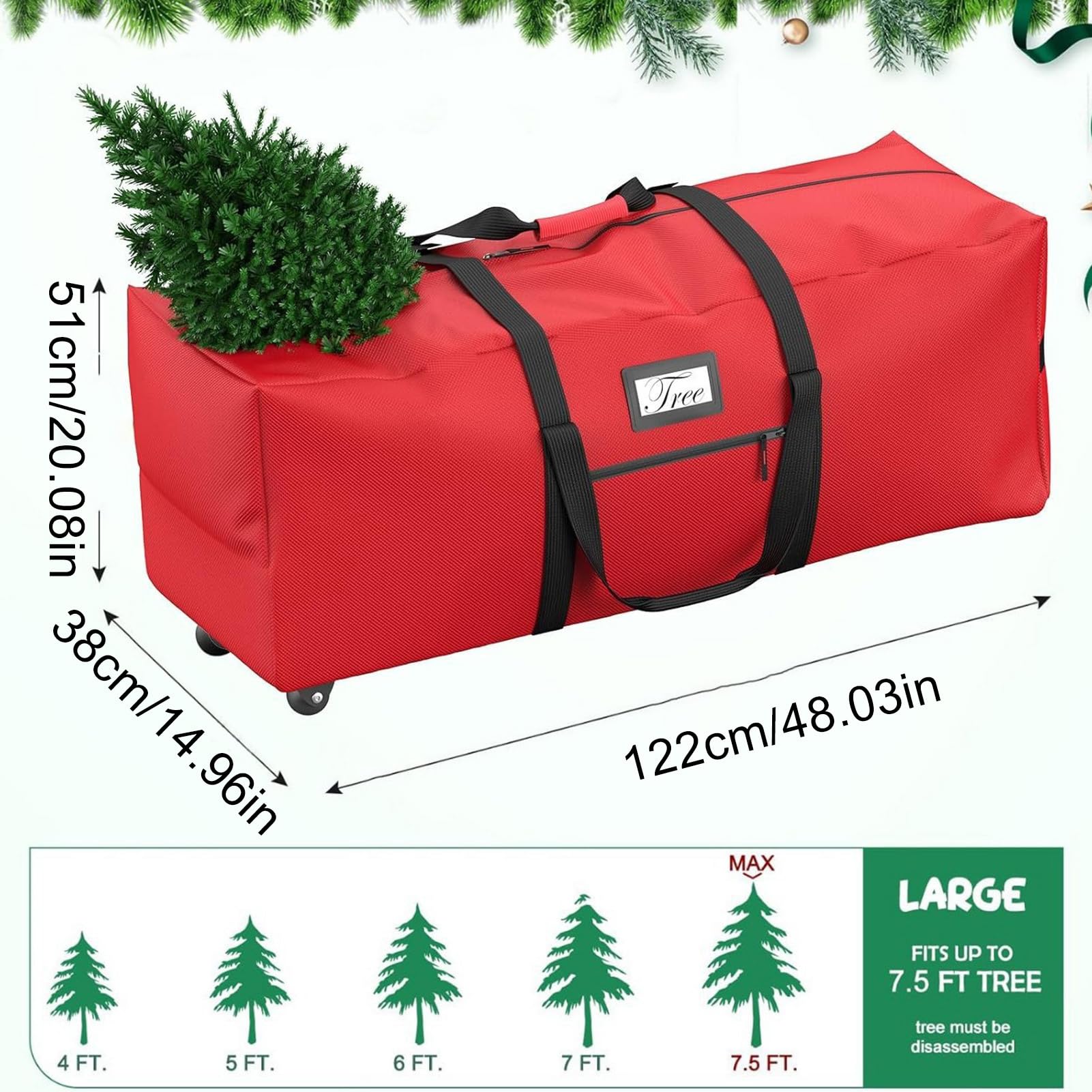 Weihnachtsbaum Reißfeste Tasche Für Weihnachtsdekoration
