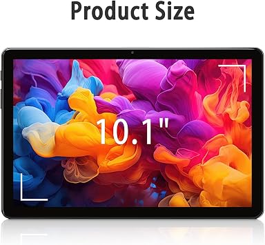 Android Tablet, 10.1 Inch Android 15 Tablets for Adults with Octa-Core CPU, 12GB RAM 128GB ROM (2TB Expandable), Dual WiFi, Bluetooth 5.0, 8000mAh Battery, 5MP+13MP, Widevine L1, 18W Fast Charging