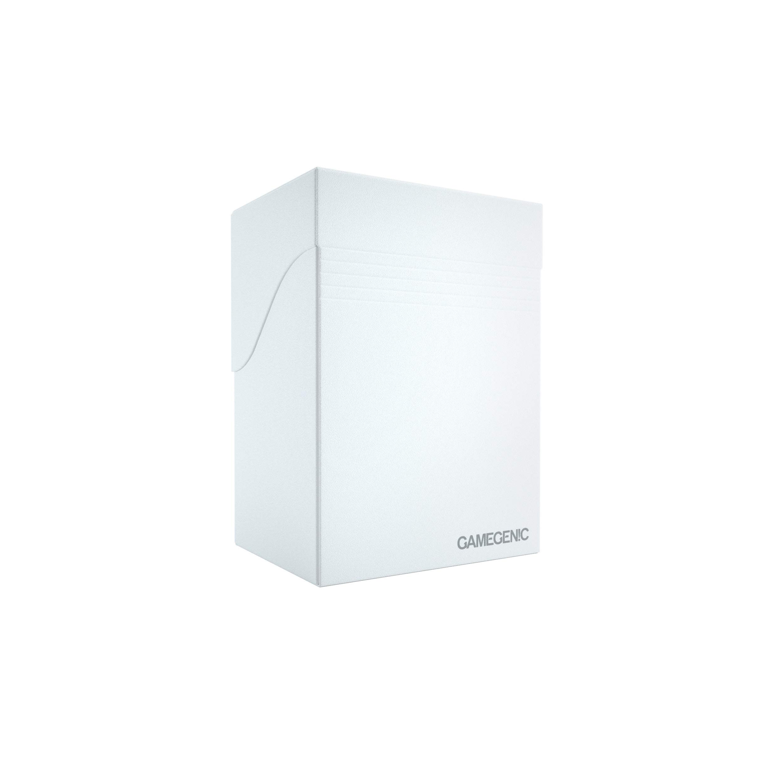 Gamegenic Deck Holder 80+ Blanco - solución inteligente y rápida para almacenar y organizar tus mazos de cartas.