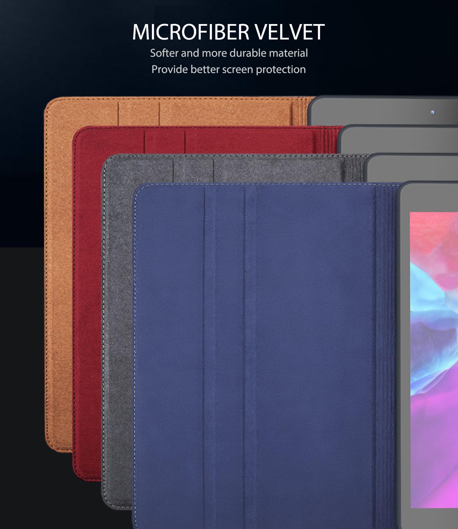 Gexmil Etui dla iPad Mini 8,3 Cala,6. Generacji(2021) Cover,Real Leather z Pencil Uchwyt,Automatyczne Usypianie/Czuwanie,Regulowany Stojak,Antypoślizgowy,Oil Wax Leather Niebieski