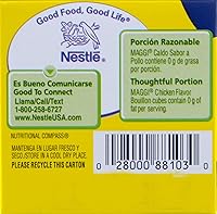 Vista 4 de Maggi Caldo con sabor a pollo, 20 cubos, 2.80 onzas (paquete de 24)