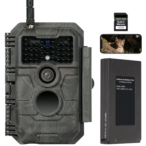 GardePro E6P Max WiFi Trail Camera with 8000mAh Battery