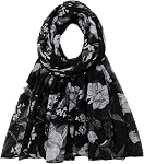 vimate Lightweight Cotton Scarf for Women-Winter Ladies Travel Lightweight Gauze Headscarf Warm for All Seasons Scarf Gifts